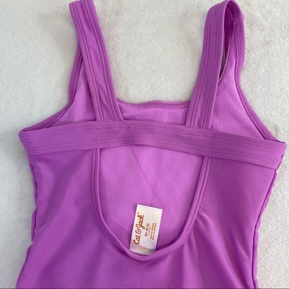 Cat and Jack Girls Sea Shell Sequin One Piece Swim Girl Size XS - Picture 6 of 7